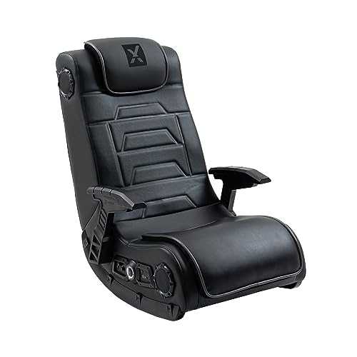 X Rocker Pro Series H3 Vibrating Floor Video Gaming Chair, with Headrest, 4.1 High Tech Audio,...